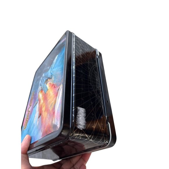 RARE Disney Epcot Mission Space Metal Tin Lunch Box With Space Shuttle Design - Picture 5 of 9